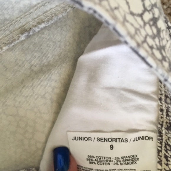 Snake Skin Print Jeans. Similar to Bohme -$46 - Picture 4 of 4